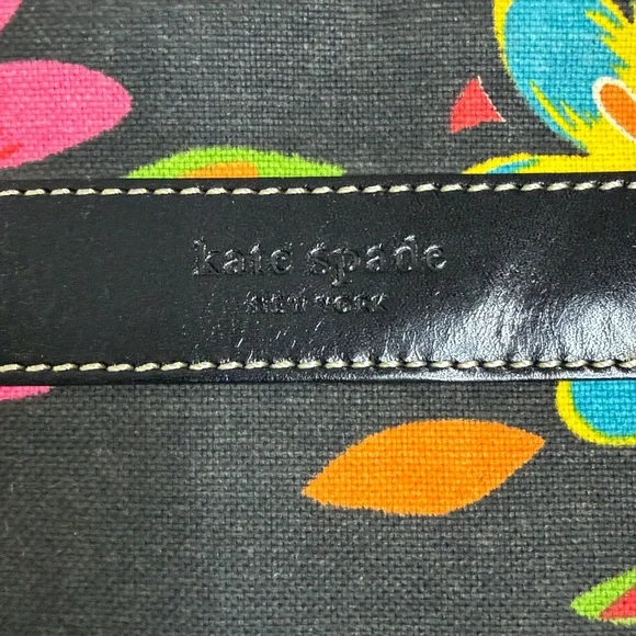 Kate Spade Colorful Floral Canvas Satchel - Picture 2 of 4